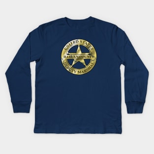 Harlan County Deputy Marshal Kids Long Sleeve T-Shirt